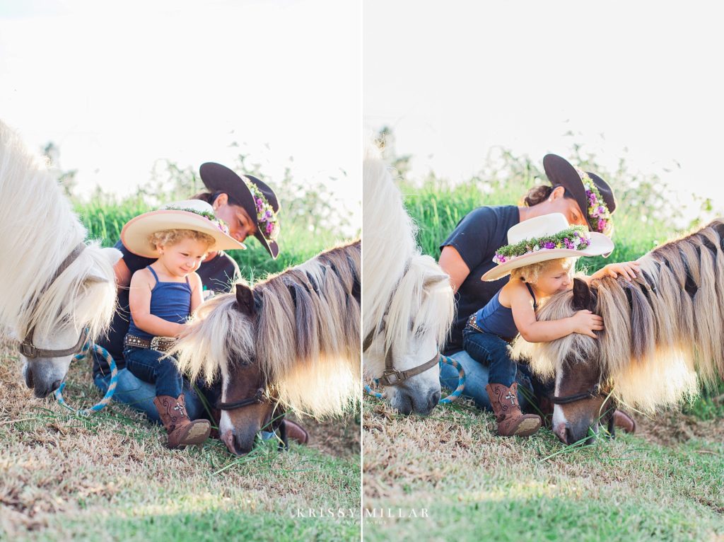 maui ponies mom and daughter