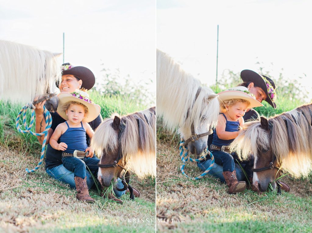 mother and daughter owner maui ponies