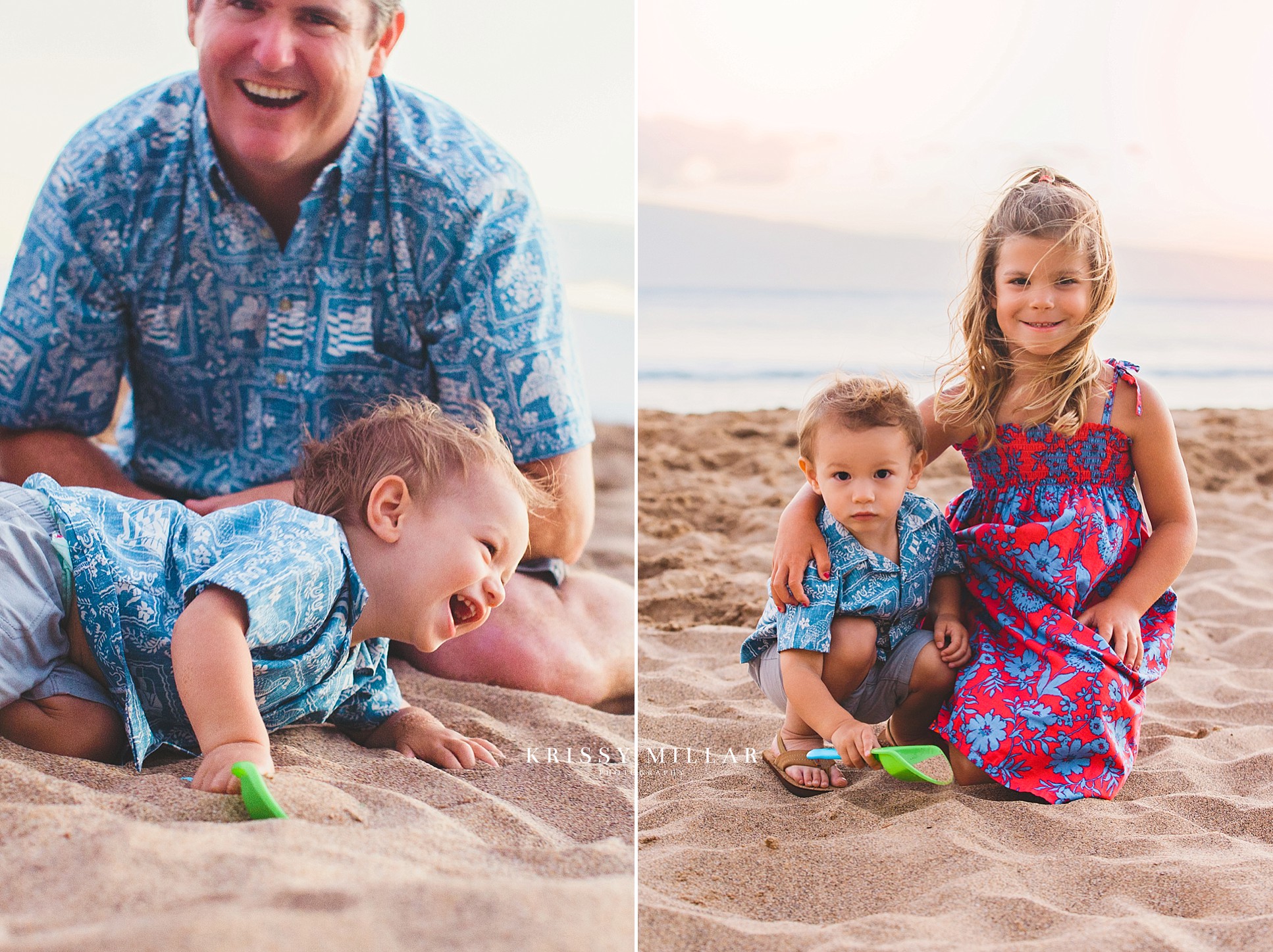 little kids and family beach photography maui