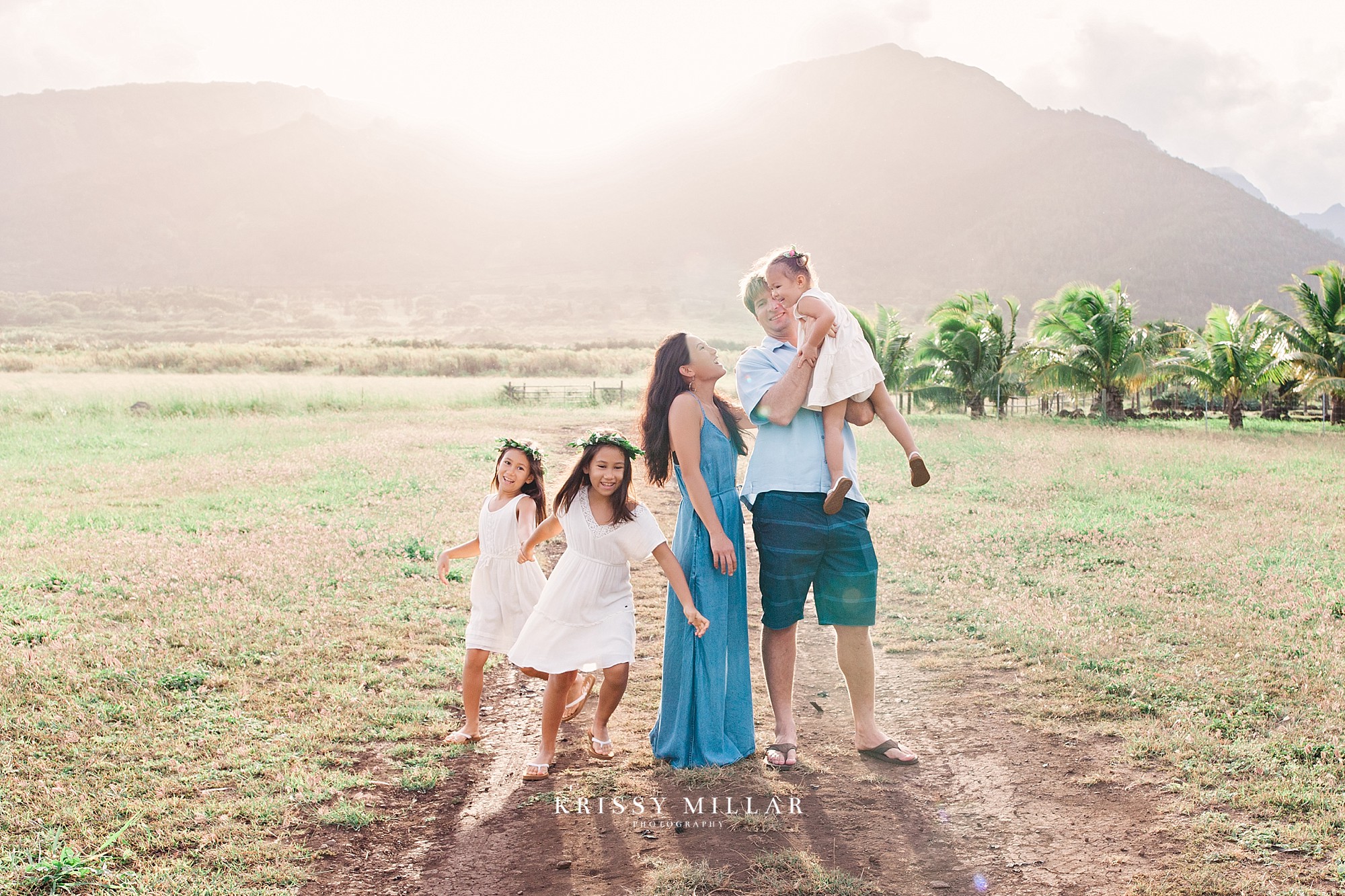 beautiful candid Maui family photo