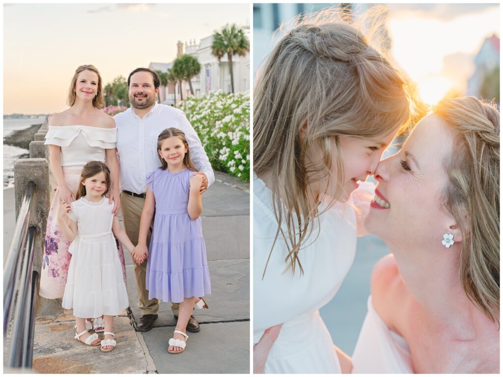 Charleston Family photographer making the most of family time and beautiful light